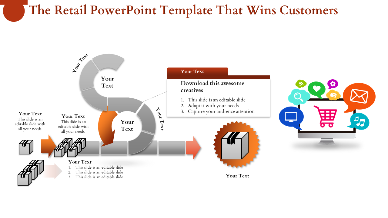Amazing Retail PowerPoint Template Presentation Design